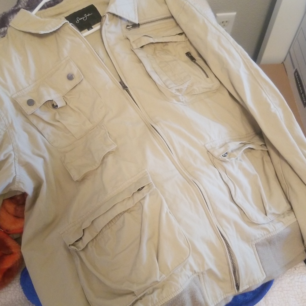 Sean john bomber jacket 6-7pocket up front soclean